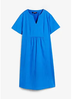 Robe-tunique à poches en lin majoritaire, longueur genou, bonprix