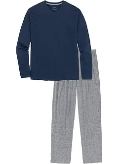 Pyjama à manches longues avec coton, bonprix