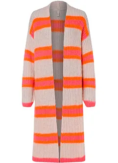 Long gilet en maille oversize, bonprix