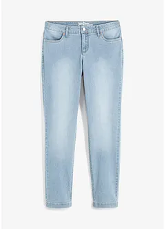 Jean droit taille mi-haute, extensible, bonprix