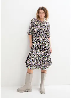 Robe midi en viscose, bonprix
