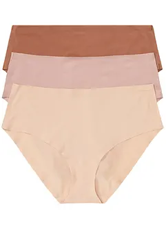 Lot de 3 culottes taille haute sans couture Feel Comfort, bonprix