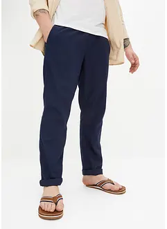 Pantalon chino Regular avec lin, Straight, bonprix