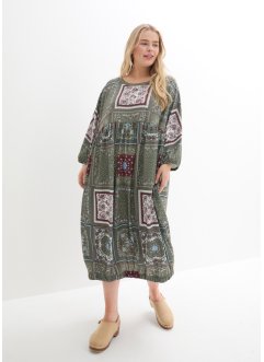 Robe à manches kimono et imprimé patchwork, bpc bonprix collection