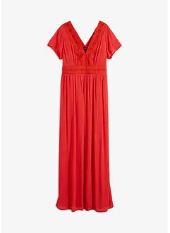 Robe longue estivale à dentelle, bonprix