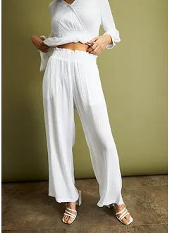 Pantalon palazzo en viscose, bonprix