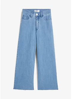 Jean large, taille haute, raccourci, bonprix