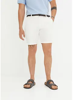 Bermuda chino avec ceinture, Regular Fit, bpc bonprix collection