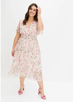 Robe longue à fleurs, bonprix