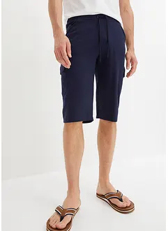 Bermuda long en molleton 100% coton, Regular, bonprix