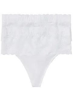 Lot de 2 strings sculptants avec effet gainant modéré, bonprix
