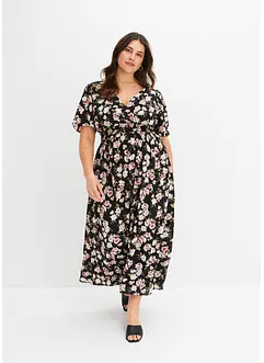 Robe longue à imprimé fleuri, bonprix