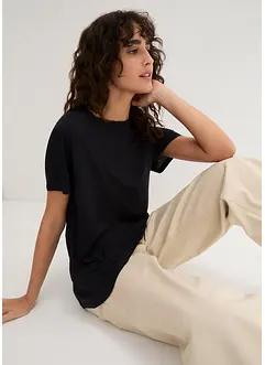 T-shirt long en viscose douce, bonprix