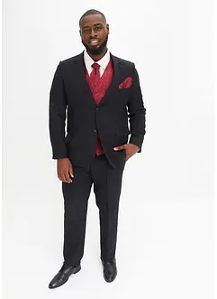 Costume de marié Slim (ens. 5 pces) avec gilet et cravate, bonprix