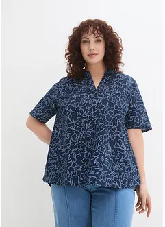 Blouse longue 100% coton, bonprix