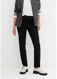 Pantalon slim taille mi-haute élastiquée, bonprix