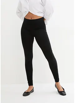 Legging avec large empiècement confortable à la taille et détail fronce, bonprix