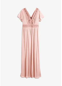 Robe longue estivale à dentelle, bonprix