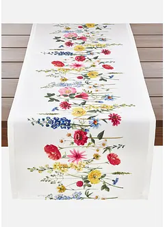 Chemin de table à imprimé floral, bonprix