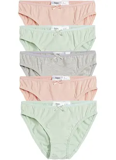 Lot de 5 slips fille, bonprix