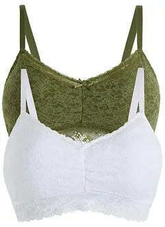 Lot de 2 brassières, bonprix