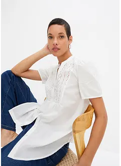Chemisier à broderies anglaises, bonprix