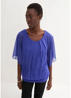 Tunique en crêpe avec doublure top, bonprix