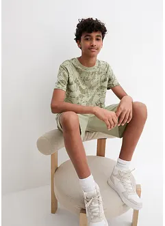 T-shirt et bermuda coton garçon (ens. 2 pces), bonprix