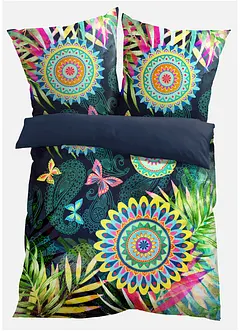Parure de lit réversible motif déco, bonprix