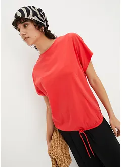 T-shirt avec détail noué à la base, bonprix