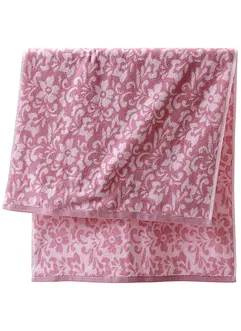 Serviette de bain en éponge Jacquard, bonprix