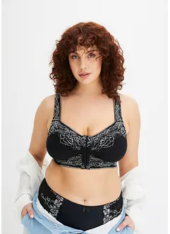 Soutien-gorge grand maintien sans armatures, fermé devant, bonprix
