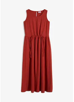 Robe longue en léger mélange de lin et viscose, bonprix