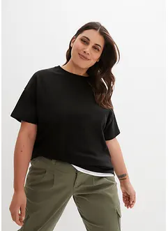 T-shirt oversize en coton interlock épais, bonprix