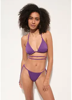 Haut de bikini triangle avec polyamide recyclé, RAINBOW