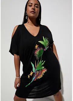 Robe de plage à découpes en viscose, bonprix