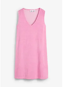 Robe trapèze en tissu éponge, bonprix