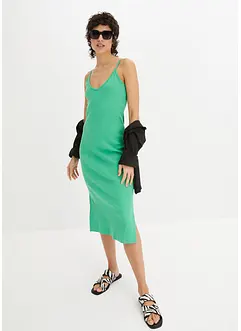 Robe moulante en jersey coton côtelé, bonprix