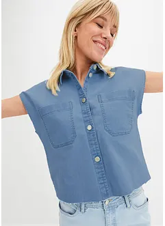 Blouse en jean boxy, bonprix