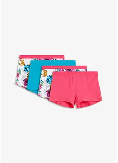 Lot de 4 boxers coton femme, bonprix