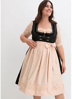 Tablier de dirndl, aspect soie sauvage, bonprix