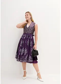 Dirndl avec jacquard et broderie (ens. 2 pces), bonprix