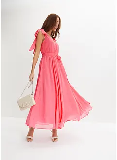 Robe en crêpe nouée sur les épaules, bonprix