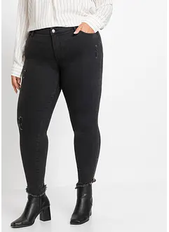 Jean skinny taille mi-haute, extensible, bonprix