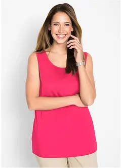 Lot de 5 débardeurs longs 100% coton, bonprix