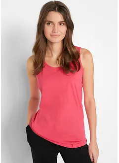 Lot de 5 débardeurs longs 100% coton, bonprix