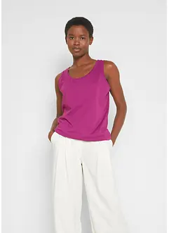 Lot de 5 débardeurs longs 100% coton, bonprix