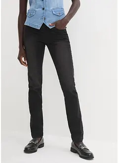 Jean Straight taille mi-haute et élastiquée, très extensible, bonprix