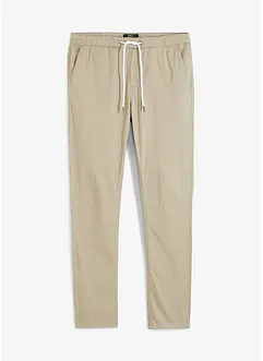 Pantalon droit taille élastiquée, Slim Fit, bonprix