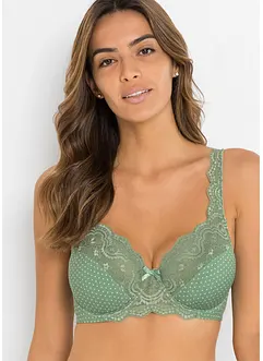 Lot de 2 soutiens-gorge à armatures et dentelle, bonprix